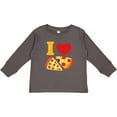 thumbnail image 3 of Inktastic I Love Pizza Boys or Girls Long Sleeve Toddler T-Shirt, 3 of 5