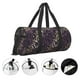 thumbnail image 3 of Fotbe Dice Bolsa Deportiva de Lona Plegable con Estampado, Bolsa de Gimnasio con Bolsillo Seco/Húmedo, Bolsa de Viaje Ultraligera de Gran Capacidad, 3 of 6