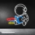 thumbnail image 2 of Glowneon Astronaut Reading Book Neon Sign, Astronaut Read Book Led Sign, Read Book Wall Art Decor, 2 of 4