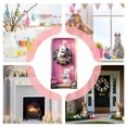 thumbnail image 3 of Ksruee Easter Banners 90x180cm Waterproof Bunny Backdrop Front Door Sign Happy Easter Banner for Office Classroom Farmhouse Porch Entryway Yard Garden Spring Holiday Party, 3 of 6