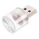 thumbnail image 2 of Atmosphere Light Car Interior Lamp Nighttime Use Simple Style 3X1.8X1.8CM 1Set, 2 of 2