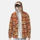 thumbnail image 2 of Fotbe Brown Owl Chaqueta con Protección Solar UPF 50+ para Hombre y Mujer, Camisa con Capucha y Bolsillos-XX-Large, 2 of 7