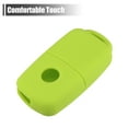 thumbnail image 6 of Unique Bargains 1pcs Silicone Key Fob Cover Fit for Volkswagen Jetta GTI Passat Golf Tiguan Touareg CC Eos Green, 6 of 7