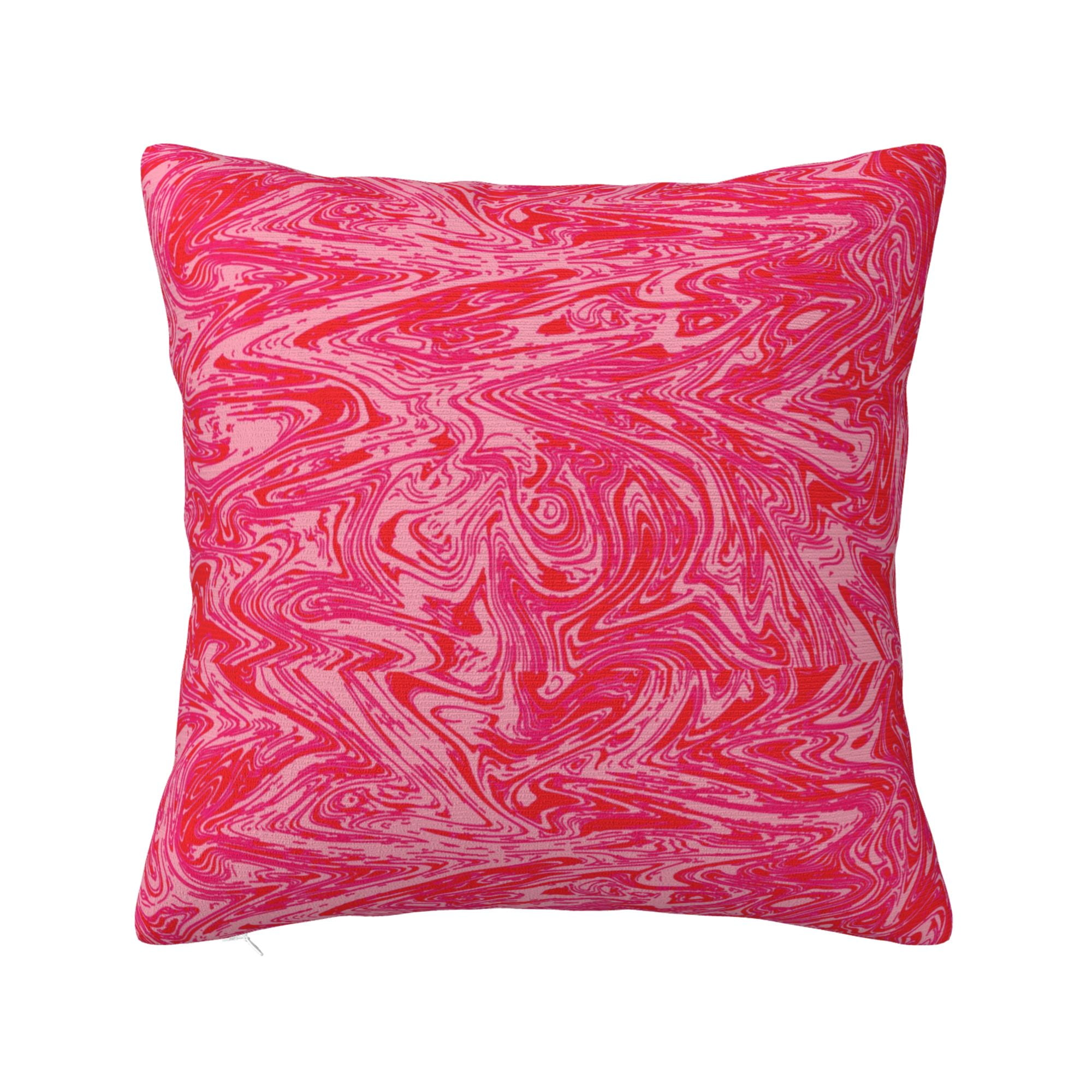 ZICANCN Pink Swirls Marbled Decorative Throw Pillow Covers, Bed Couch