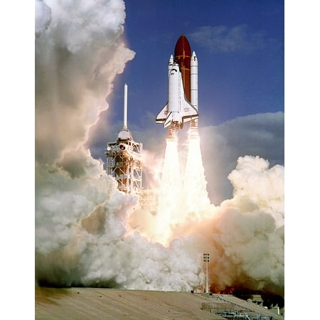 Canvas Print Rocket Atlantis Space Shuttle Launch Liftoff Vehicle Stretched Canvas 10 x