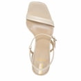 thumbnail image 5 of Sam Edelman Kit Ivory Square Toe Slingback Strap Cylindrical Block Heel Sandals (Ivory, 8), 5 of 6