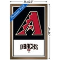 thumbnail image 3 of MLB Arizona Diamondbacks - Logo 22 Wall Poster, 14.725" x 22.375" Framed, 3 of 5