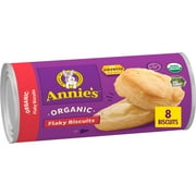 Annie's Organic Flaky Biscuits, Ready to Bake Refrigerated Dough, 8 Count, 16 oz