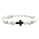 thumbnail image 1 of Pulsera de hilo elástico de piedra natural | Cuentas de 8 mm | Talla única ajustable para la mayoría de las muñecas | Joyería de salud y bienestar para parejas y familias, 1 of 1