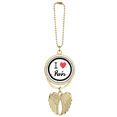 thumbnail image 1 of Llavero para automóviles Unbranded I Love Paris palabras patron 95mm*46mm, 1 of 4