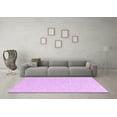 thumbnail image 3 of Ahgly Company Indoor Rectangle Solid Purple Modern Area Rugs, 5' x 8', 3 of 4