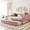 Pink, variant on Harper & Bright Designs Twin Size Daybed with Trundle, Teddy Fleece Twin Upholstered Daybed Frame with Light, USB Ports and Sockets, Beige