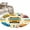 Cream, variant on Orange Cartoon Truck Entryway Rug 2'x3'&nbsp; Non Slip Front Door Mats, Cute Engineering Vehicle Entrance Rugs Indoor Outdoor Carpet, Washable Floor Mats Small Area Rug for Bedroom Kitchen