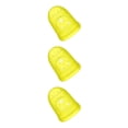 thumbnail image 3 of Seitruly Silicona Guitarra Fingertip Finger Guards Antideslizante Ukulele Fingerstall Transparente Protección Selecciones Instrumentos musicales Amarillo Type1 NO1, 3 of 6