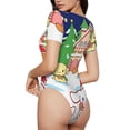 thumbnail image 3 of Lsque Sanrio Women's Crew Neck Short Sleeve Bodysuit Basic T Shirts Tops Onesie Adult Cute Pajama-Medium, 3 of 8
