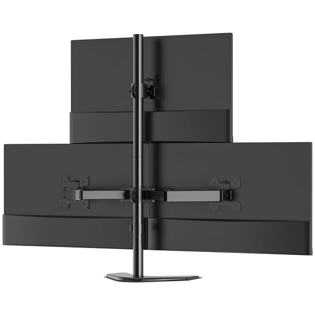 Soporte triple para monitor WALI MF003S para 3 pantallas de hasta 27 pulgadas