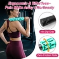 thumbnail image 3 of YISITIAN Muscle Roller Stick, Deep Tissue Massage Tool for Lymphatic Drainage and Soreness Relief, Handheld Recovery Device for Athletes, Runners, and Post-Workout Therapy(Green) AZ1014-4659, 3 of 7