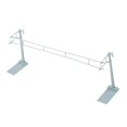 thumbnail image 2 of 2 Pieces Model Railway Power Pole Railroad Diorama Plastic Material for N Scale Micro Landscape Enthusiasts, 2 of 9