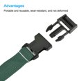 thumbnail image 3 of 1x40 Inch Utility Strap with Buckle Polyester Belt for Packing (Light Green, 2 Pack), 3 of 5