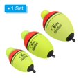 thumbnail image 3 of Unique Bargains 1oz 2.1oz 3.5oz Flotteur de Pêche Éclairé EVA Vert Rouge LED, Jaune, Lot de 3, 3 of 7