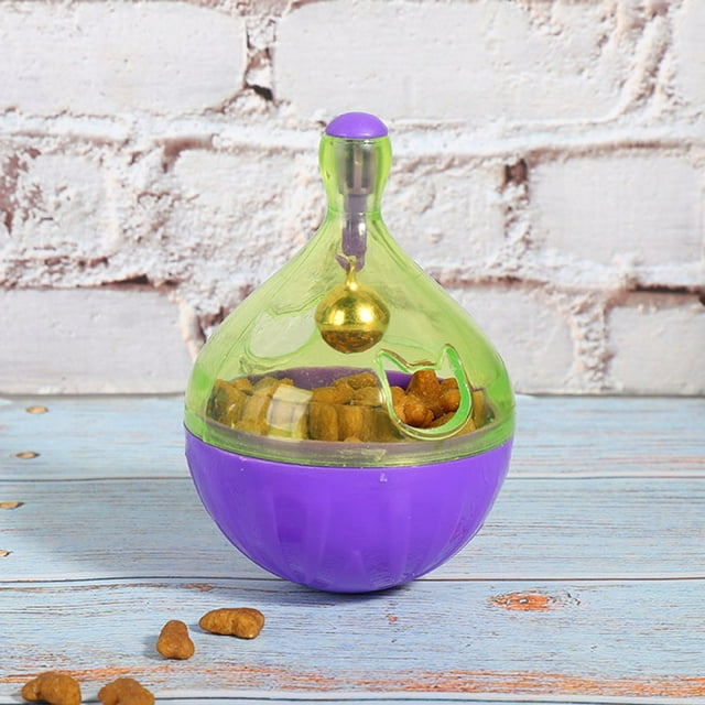 Alimentador Interactivo para mascotas ANGGREK Con Bola de Comida para Perro y Gato