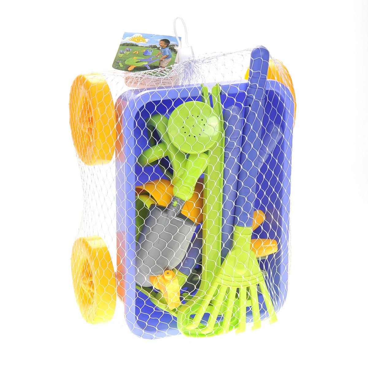 PlayWorld Toolbench Time! Garden Wagon & Tools Toy Set