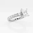 thumbnail image 2 of Zoya Jewel Princess Cut 1.7 Ct Moissanite Engagement Ring - 14k White Gold Plated Ring for Women - Wedding Jewelry with Trendy Design - Gift for Bridesmaids, 2 of 2