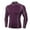 Wine, variant on BXINGOHAI Men's Sport Sweatshirt Quick Dry Pullover Shirts Fitness Mock Neck Long Sleeve Tops Fall Winter Workout Sweatshirts Today Army Green,M