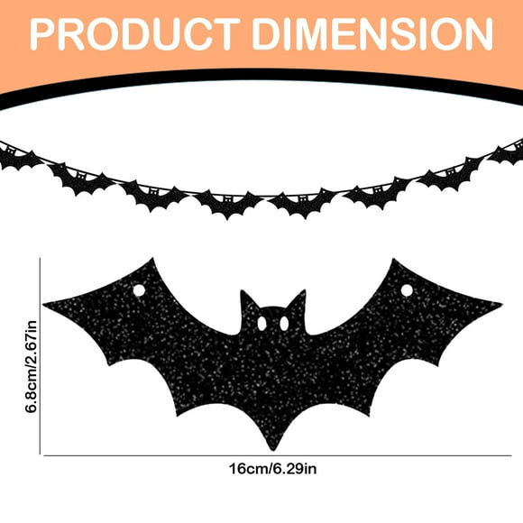 Alvkcefs Halloween Party Decorations Halloween Party Decoration Pull Flag Halloween Decor Halloween Decor