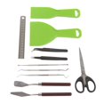 thumbnail image 4 of Outils de Désherbage en Vinyle pour Artisanat, Outils Complets Résistants à l'Usure Ensemble d'Outils de Désherbage en Vinyle Multifonction avec Sac de Rangement pour Bricolage, 4 of 8