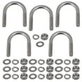 thumbnail image 2 of BQLZR 5pcs M6 Steel U-Bolts U-Screws for 22mm Dia Pipe Installation Fixed, 2 of 5