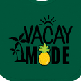 thumbnail image 4 of Inktastic Vacay Mode with Palm Trees Sun and Pineapple Boys or Girls Baby Bib, 4 of 4