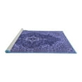 thumbnail image 2 of Ahgly Company Machine Washable Indoor Rectangle Persian Blue Traditional Area Rugs, 7' x 10', 2 of 4