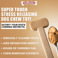 thumbnail image 3 of Bullibone Peanut Butter Nylon Dog Bone Toy Nylon - Improves Dental Hygiene, Easy to Grip Bottom, and Permeated with Flavor - 2 Pack, 3 of 7