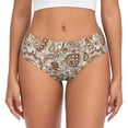 thumbnail image 1 of Balery Indian Paisley1 Ropa Interior de Algodón para Mujer con Dibujo – Braguitas Cómodas y Elásticas, Estilo Clásico-X-Large, 1 of 6