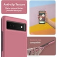thumbnail image 5 of TUDIA MergeGrip Google Pixel 6a Case 2022 Dual Layer Heavy Duty Phone Case - Smokey Pink, 5 of 7