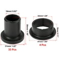 thumbnail image 3 of Front Rear Suspension A Arm Bushing Kit Replacement for Polaris for Ranger 570 2014-2018, 3 of 7