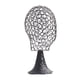 thumbnail image 4 of Soporte de metal para pelucas, sombreros, gorras, expositor para barbería, tienda, viajes Negro, 4 of 9