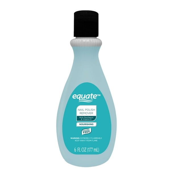 Equate Brand Nourishing Nail Polish Remover, 6 fl oz Bottle