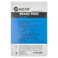 thumbnail image 2 of Niche Brake Pad Set for Ducati Multistrada 1200 Ceramic Motorcycle 2 Pack 519-KPA2503D, 2 of 5
