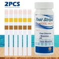 thumbnail image 2 of Duety 3 in 1 Pool Water Test Strips，Fast and Accurate Water Quality Testing Kit for Swimming Pool and Spa for Chlorine， PH and Alkalinity Testing (100 Strips), 2 of 11
