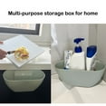 thumbnail image 4 of Hanging Kitchen Garbage Bin - Cabinet Container Box for food vegetable skin kitchen storage items on the workbench white, 4 of 10