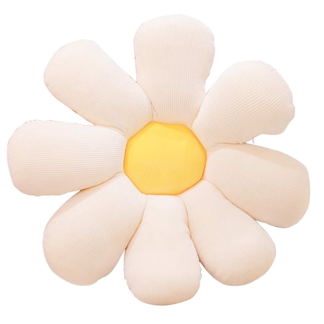 Cojín de Flores de Almohada de Margarita Cojín de Asiento de Almohada de Suelo de Flores Juguete para Sala de Lectura Ver Televisión ANGGREK Otros
