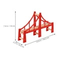 thumbnail image 2 of OUNONA Train Scene Bridge for Logic Theory Improvement with Red Wood Train Track Bridge 1Pcs, 2 of 8