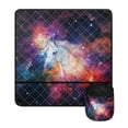 thumbnail image 2 of HELLHERO Sewing Machine Pad Organizer with 4 Pockets Scratches-Proof Overlocker Serger Scrap Trim Catcher Fabric Polyester Protective Mat for Woman Gifts, Horse, 2 of 5