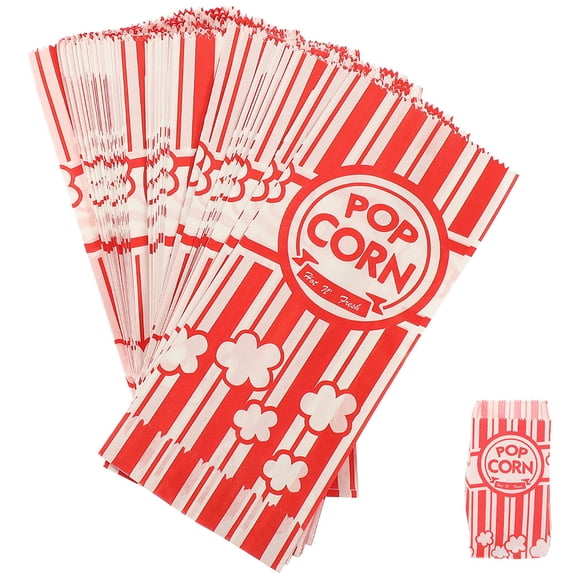 NIAIZEK 20Pcs Red Popcorn Boxes Paper Grease Proof Snack Holders for Movie Night Events