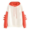 thumbnail image 1 of WEAIXIMIUNG Sweat-Shirt pour Femmes Graphique Coucher de Soleil Cardigan Imprimé Costume Formel Manches Longues Col Rabattu Veste d'Affaires Manteau Blouse, 1 of 5
