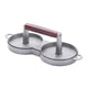 thumbnail image 1 of Prensa para hamburguesas, máquina para hacer hamburguesas, trituradora doble de hamburguesas, prensa para carne, 1 of 8