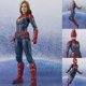 thumbnail image 4 of Figura de anime de superhéroes de Marvel de 15 cm, figura de acción de Capitán Marvel SHF, estatua de PVC, modelo de muñecas, adornos coleccionables, juguetes de regalo, 4 of 5