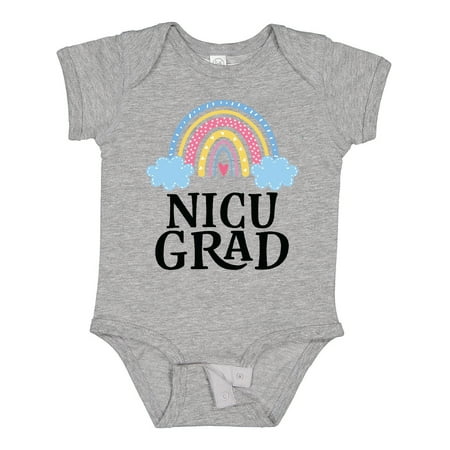 

Inktastic NICU Grad Retro Rainbow Gift Baby Boy or Baby Girl Bodysuit